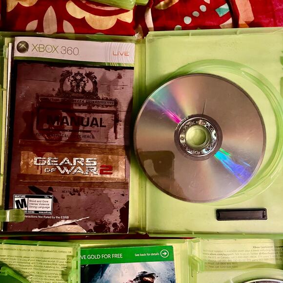Xbox 360 Lot - Call of Duty Trilogy, Gears of War 2/3, Chrome Rounds, Halo 4 - Picture 6 of 10